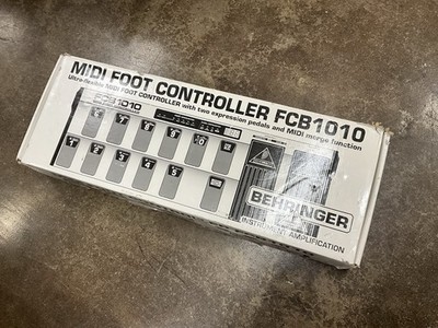 Behringer FCB1010 MIDI Foot Controller In excellent condition with Box & Cable