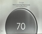 Google Nest 4th Generation Learning Thermostat Polished Silver, GA05551-US NIB