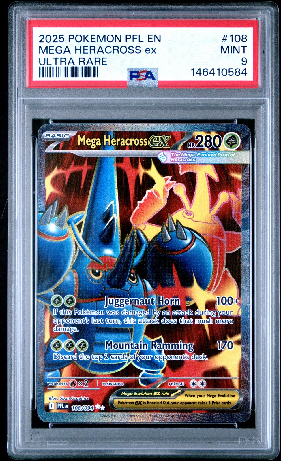 Mega Heracross ex #108