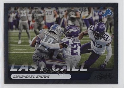 2022 Panini Absolute Last Call Amon-Ra St Brown #LC-1 1c5x