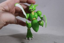1999 TOMY--POKEMON--3.5" SCYTHER FIGURE - Incomplete