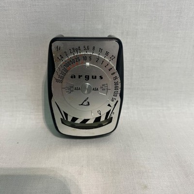 Vintage Argus L3 Light Exposure Meter in Leather Case West Germany