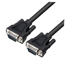 DTECH RS-232 Cable 10ft RS232 Serial Cable Male to Male 9 Pin DB9 Cord