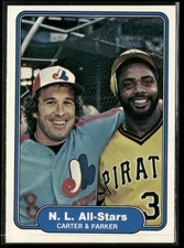 1982 Fleer #638 N.L. All-Stars (Gary Carter / Dave Parker) HOF
