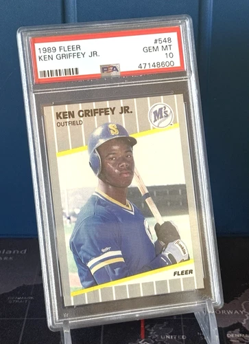 1989 Fleer Ken Griffey Jr #548 (RC) Gem Mint PSA 10