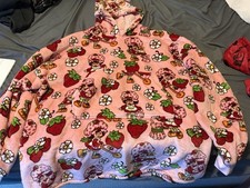 Strawberry Shortcake Hoodie Blanket Size Large