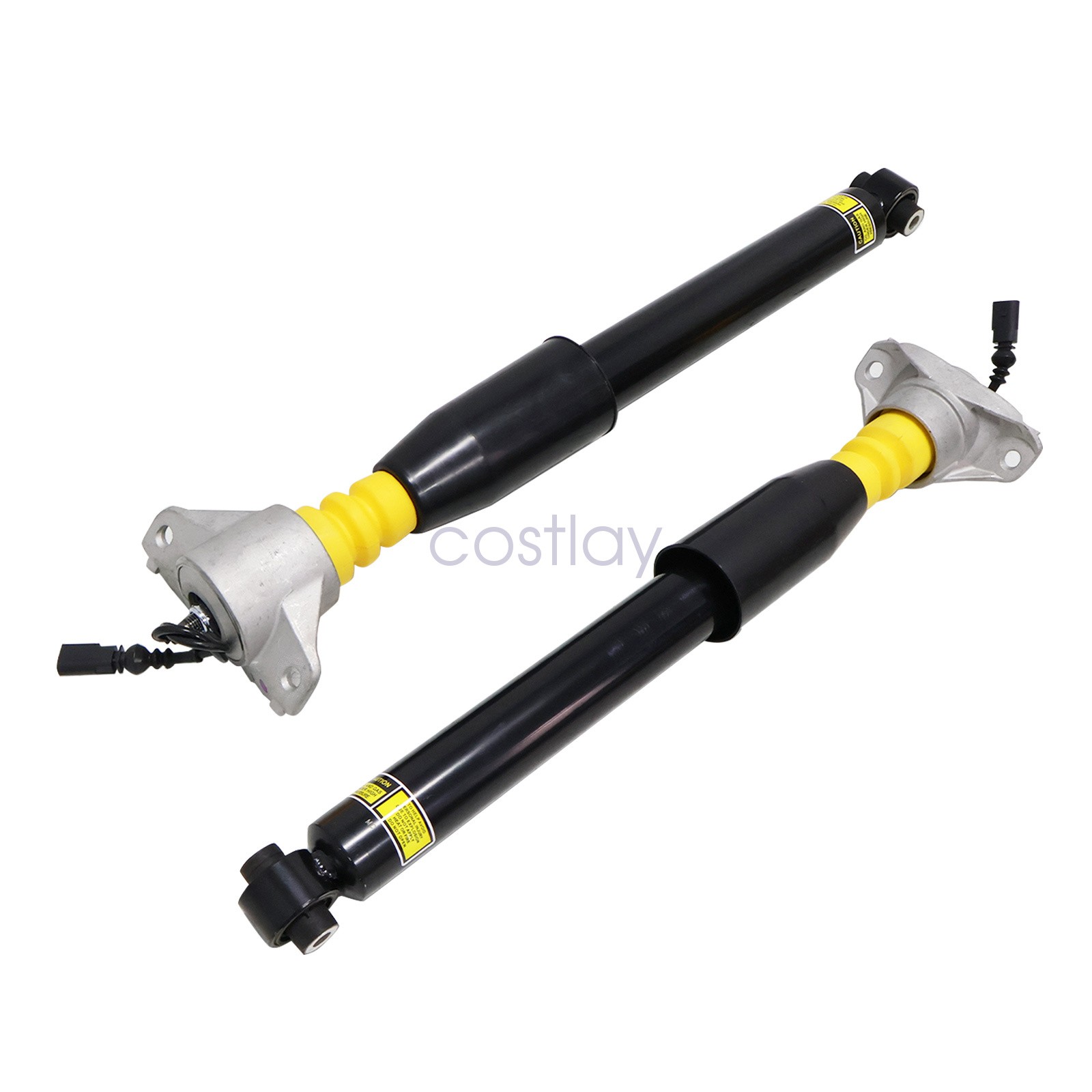 Pair 4M0513021AC For 2017-2022 Bentley Bentayga Rear Air Suspension Shock Struts