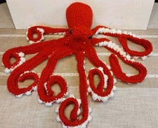 Handmade Anchor the Octopus X-Large Crocheted...