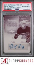 2015 LEAF SIGNATURE CHAMPIONS MAGENTA PRINT PLATE AUTO PATRICK ROY 1/1 PSA AUTH