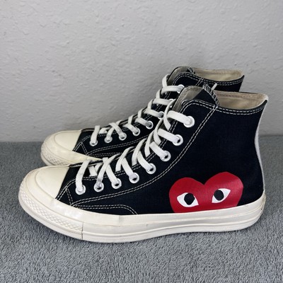 Converse Chuck Taylor All Star High CDG Black x Comme des Garcons Play 150204C