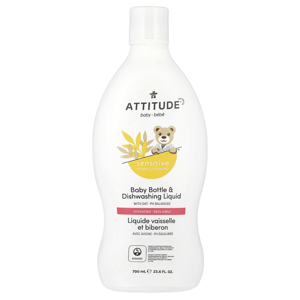 Baby Bottle & Dishwashing Liquid, Unscented, 23.6 fl oz (700 ml)