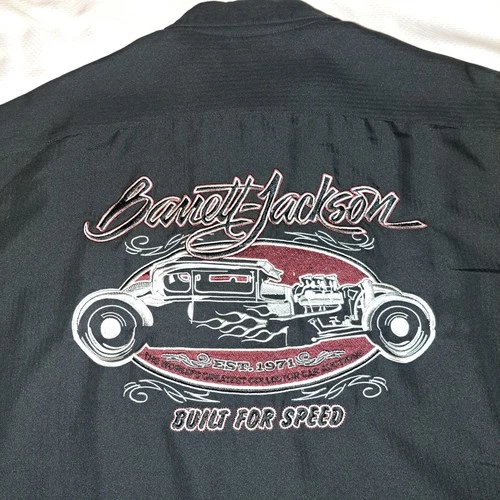 Barrett-Jackson Built For Speed Embroidered Shirt 2XL