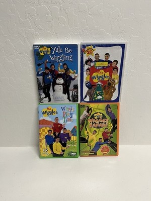 The Wiggles 4 DVD Lot Wiggly Play Time Yule Be Wiggling Wiggly