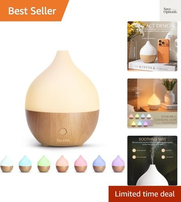 Essential Oil Diffuser, 100ml Small Aromatherapy Diffuser with Auto Shut-Off ...