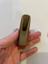 Vintage 1930s Amber Alto Saxophone Mouthpiece (Size 1) w/ Martin Ligature