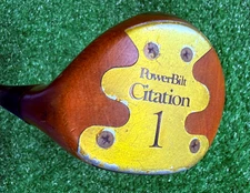 PowerBilt Citation Persimmon 1 Driver / Regular Steel / NEW GRIP / 44" / sa9591
