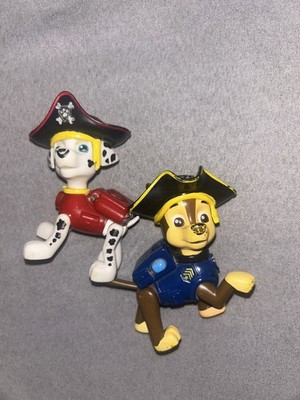 Paw Patrol Pirate Pups Action Pack Figures Lot of 2 - Chase Marshall 
