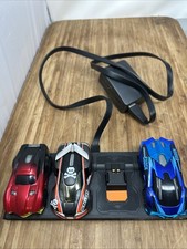 Lot of 3 Anki Overdrive Cars - Ground Shock, Thermo and Skull w/ Charging Base