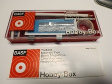 Tonbandzubehör: BASF HOBBY TONBAND CUTTERBOX Vorlauf-Schalt-Klebeband von 1970
