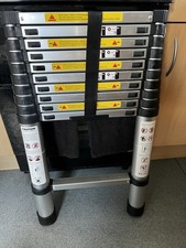 3.2m Aluminium Telescopic Ladder Portable Max weight 150kg **see description**