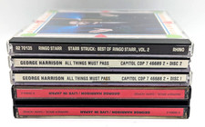 George Harrison Ringo Starr CD Lot All Things Must Pass Live In Japan Struck V2