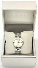 Women s Calvin Klein Swiss Made Wristwatch K5T 331 Stainless Steel Silver Tone