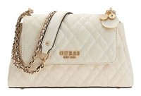 Guess Isemay Convertible Xbody Flap Bag Schultertasche Tasche Cream White Creme