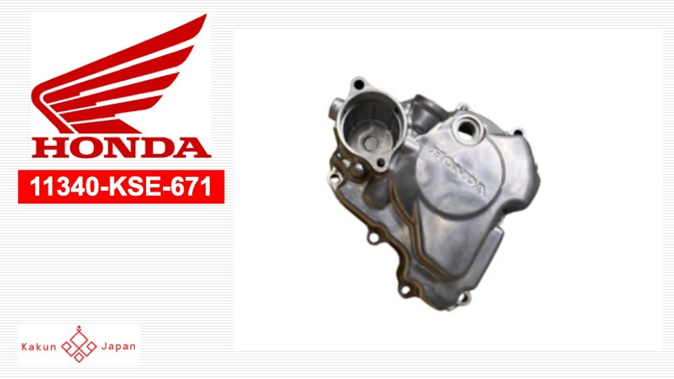 HONDA OEM 11340-KSE-671 Genuine LEFT CRANKCASE COVER 2007-23