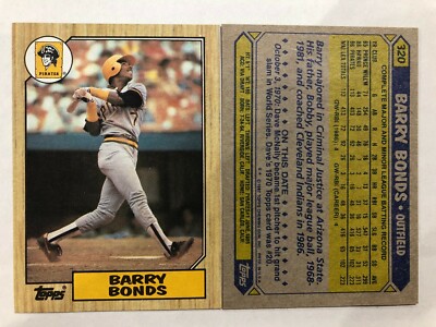 Barry Bonds Rookie Cards Base Insert Parallel Choose/Pick your Card