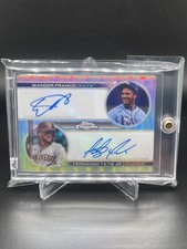 2022 Topps Chrome Sonic Wander Franco / Fernando Tatis JR Dual Auto #'d 11/20