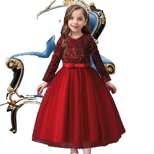 Burgundy Long Sleeves Quinceanera Dresses Applqiues Sweet 15 16 Prom Party  | eBay