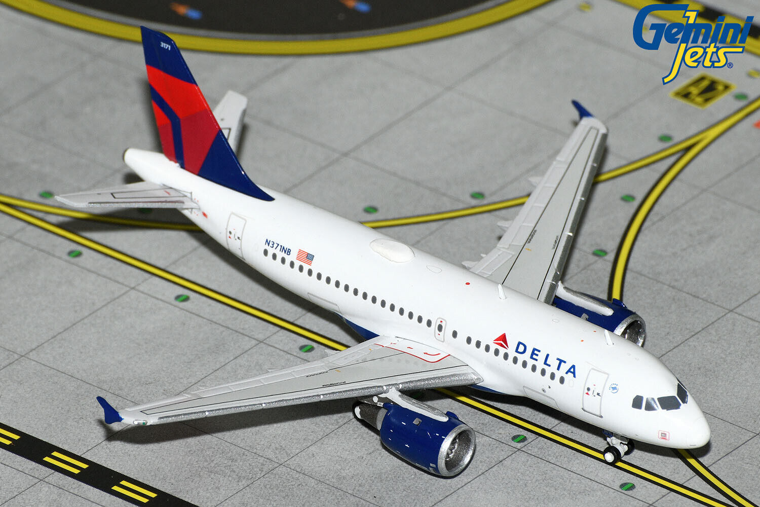 Gemini Jets 1:400 Delta Air Lines Airbus A319 N371NB GJDAL2093 IN STOCK