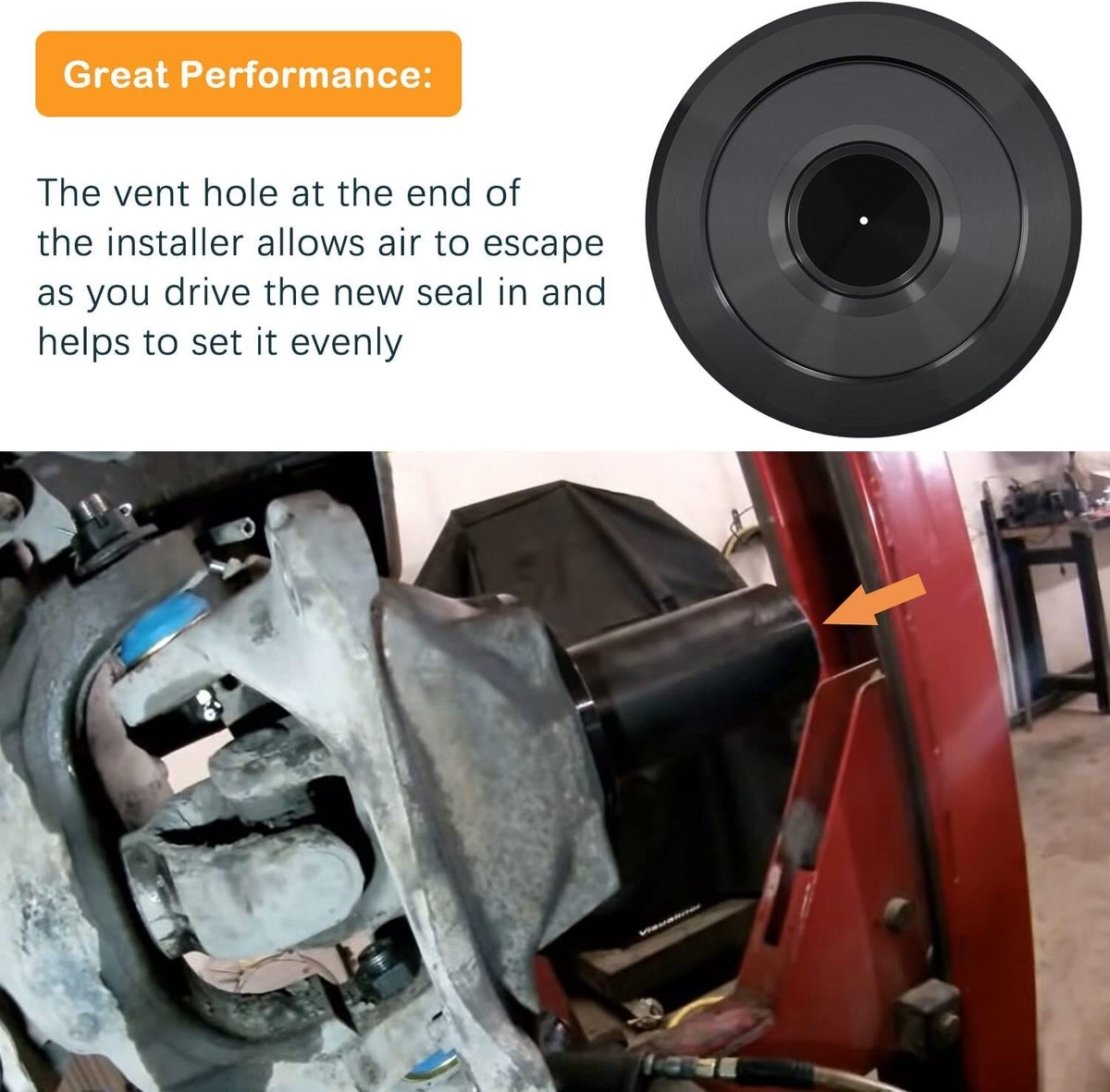 2006 Ford F250 Wheel Knuckle Axle Shaft Seal Installer Tool 6697