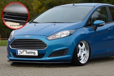 Bi Cuplippe Frontspoiler ABS für Ford Fiesta MK7 JA8 ABE schwarz glanz ab 2012