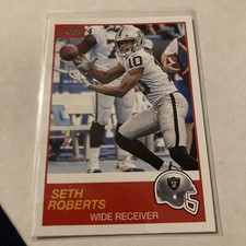 2019 Score Football #40 Seth Roberts Raiders