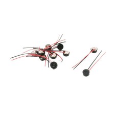 2 Wire Connector 4mm x 2mm MIC Electret Condenser Microphone x 10