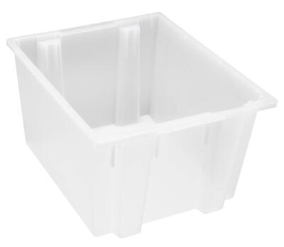 Quantum Storage Systems SNT230CL Genuine Stack & Nest Tote 23-/2'' x 9-/2'' x