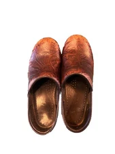 Dansko XP Professional Clogs Size 8/38 Brown Leather Embossed