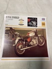 Royal Enfield 750 Interceptor Series 1 1965 Collectible Motorcycle Card Atlas