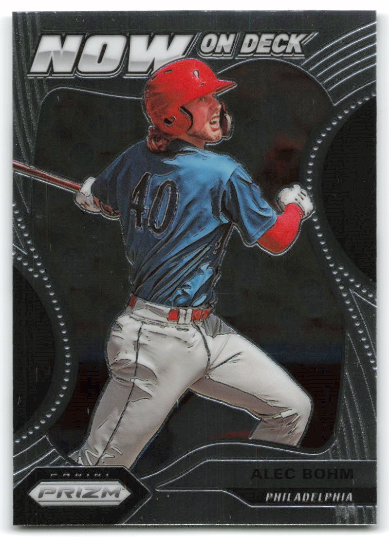 2020 Panini Prizm #NOD-13 Alec Bohm Now On Deck Philadelphia Phillies 3AQ