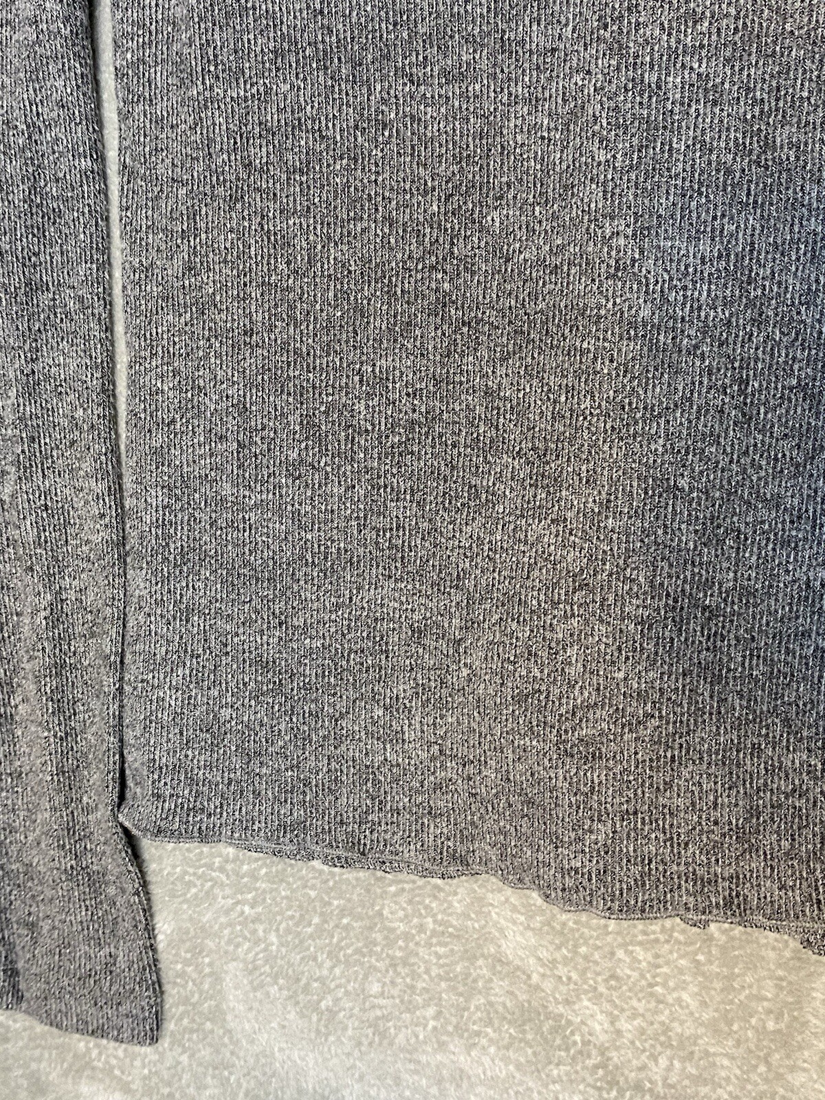 Universal Thread Marbled Gray Knit Long Sleeve He… - image 11