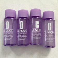4 x Clinique Take The Day Off Makeup Remover For Lids, Lashes  Lips 1.7oz 50ml