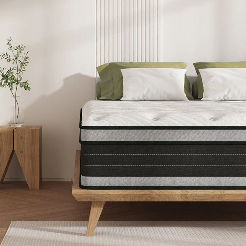 12" 14 Inch Gel Memory Foam Hybrid Spring Queen Mattress Full King Size In a Box