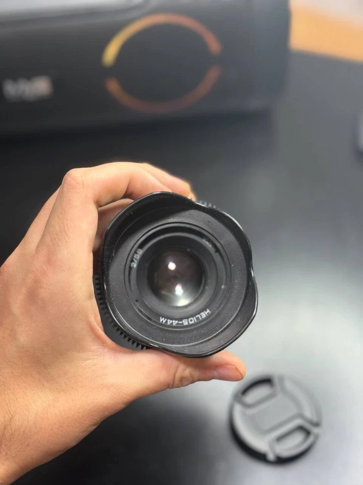 Helios 44m 58mm f2 Lens Silver Soviet Vintage USSR Flare Bokeh cccp for Nikon - Image 2 of 4