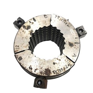 Balas 2-1/4W&S (Warner & Swasey) 3 Piece Collet Pads, Round Serrated, Size 1-3/8