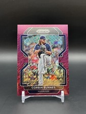 2022 Panini Prizm #208 Corbin Burns - Purple Shimmer Prizm /7