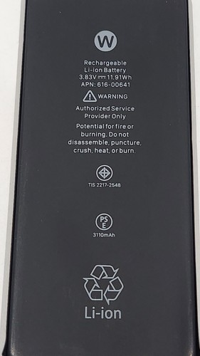 Wiltech Replacement Internal Battery For Apple iPhone XS MAX XR 11 15 PRO PLUS - Picture 17 of 42