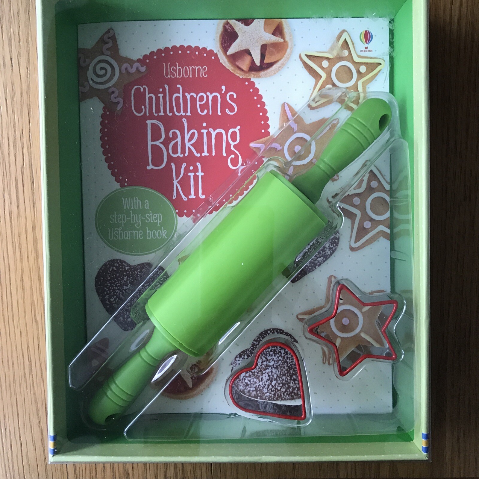 Children's Baking Kit With Rolling Pin & Cookie Cutters