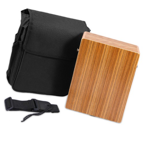 Portable Travel Cajon Box Drum Flat Hand Drum with Carry Bag O8D5 eBay