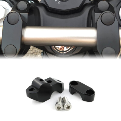 Rehausseurs De Guidon Décalés 22 Mm Pour Moto - FZ1, FZS1000, Fazer, FZ6R, TDM - Aluminium 6063-T6 - Noir